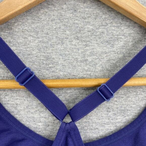 Ryka Sports Bra Womens Extra Small Purple Racer Back Yoga Gym Workout Adjustable - Picture 6 of 11
